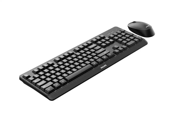 Philips 3000 series SPT6307BL/16 tangentbord Mus inkluderad Universal RF Trådlös QWERTY Engelsk Svart