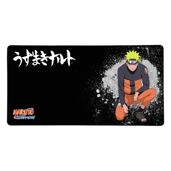 Konix Naruto KX MOUSEPAD XXL BLACK Spelmusmatta Svart, Orange