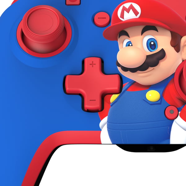 PDP Mario Dash Blå, Röd USB Gamepad + headset Analog / Digital Nintendo Switch, Nintendo Switch OLED