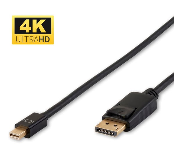 Microconnect DP-MMG-300MB DisplayPort-kaapeli 3 m Mini DisplayPort Musta