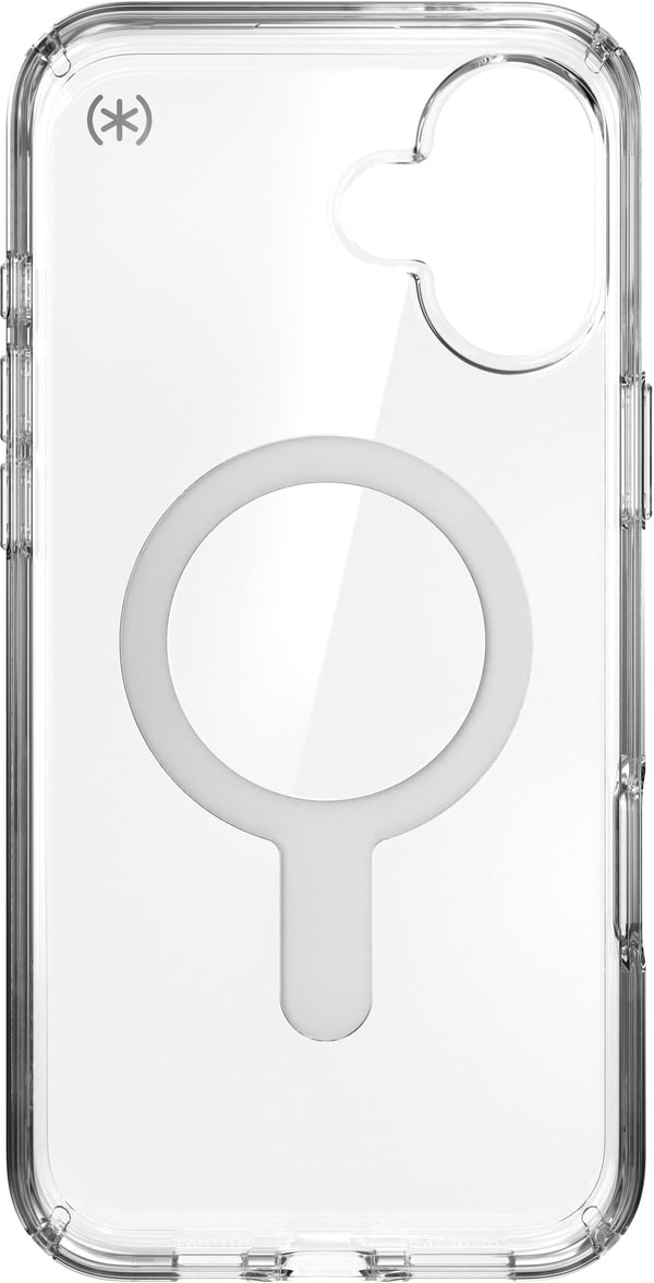 Speck Presidio Perfect-Clear ClickLock & MagSafe til iPhone 16 Plus gennemsigtig