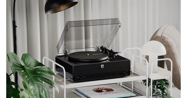 Philips TAV5000/10 grammofoner Remdriven skivtallrik Svart