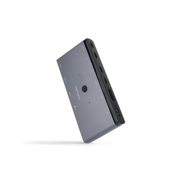 Nanocable 10.12.0003 KVM-switchar Grå