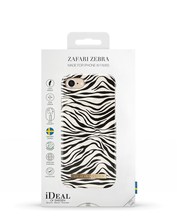 iDeal of Sweden Fashion mobiltelefon etui 11,9 cm (4.7") Cover Sort, Hvid