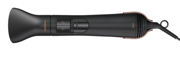 Grundig HS 7080 Kuumailmaharja Lämmin Musta, Pink gold 1000 W 1,8 m