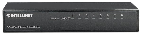 Intellinet 8-Port Fast Ethernet Office Switch Fast Ethernet (10/100) Sort