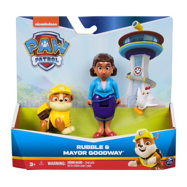 PAW Patrol Rubble, Mayor Goodway & Chickaletta