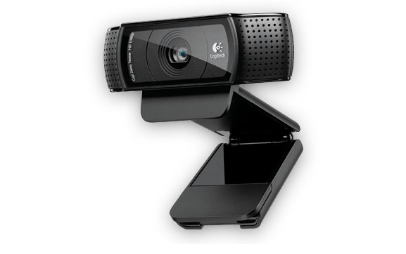 Logitech HD Pro C920 webcam 1920 x 1080 pixel USB 2.0 Sort