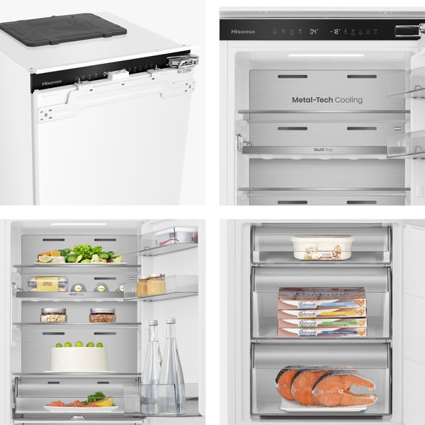 Hisense RB3B250SAWE køle-/fryseskab Indbygget 252 L