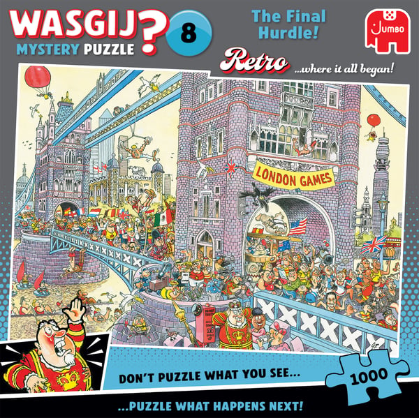 Wasgij Retro Mystery 8 - Den sidste hurdle! (1000 brikker)