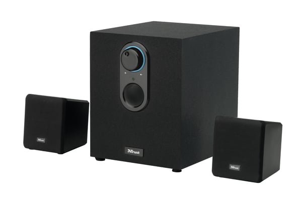 Trust Cubo 2.1 mikrofonset 15 W PC Svart 2.1 kanaler 1-vägs Trust Cubo 2.1 mikrofonset 15 W PC Svart 2.1 kanaler 1-vägs
