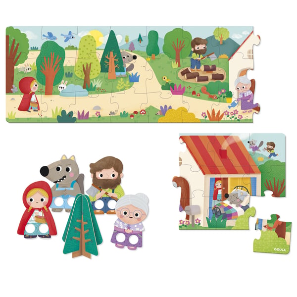 Jumbo GOULA - Puzzle XXL Little Red Ridding Hood