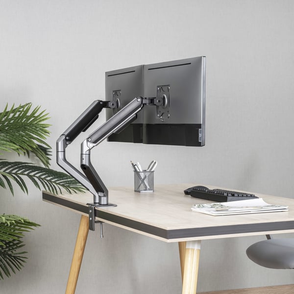 TooQ DB4132TNR-G skærmbeslag og -stativer 81,3 cm (32") Skrivebord Sort