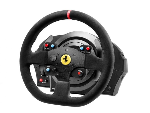 Thrustmaster T300 Ferrari Integral Racing Wheel Alcantara Edition Svart Ratt + Pedaler Analog / Digital PC, PlayStation 4, Playstation 3