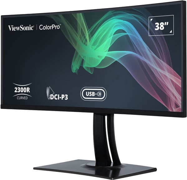 Viewsonic VP3881A computerskærm 96,5 cm (38") 3840 x 1600 pixel Quad HD+ LED Sort