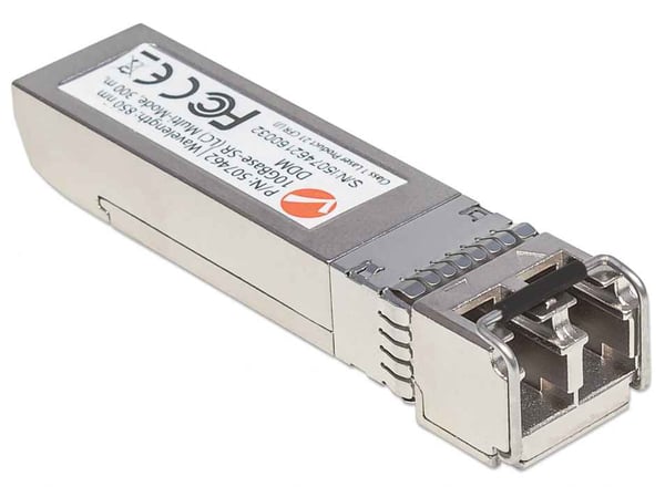 Intellinet 507462 transceiver-moduler för nätverk Fiberoptik 11100 Mbit/s SFP+ 850 nm