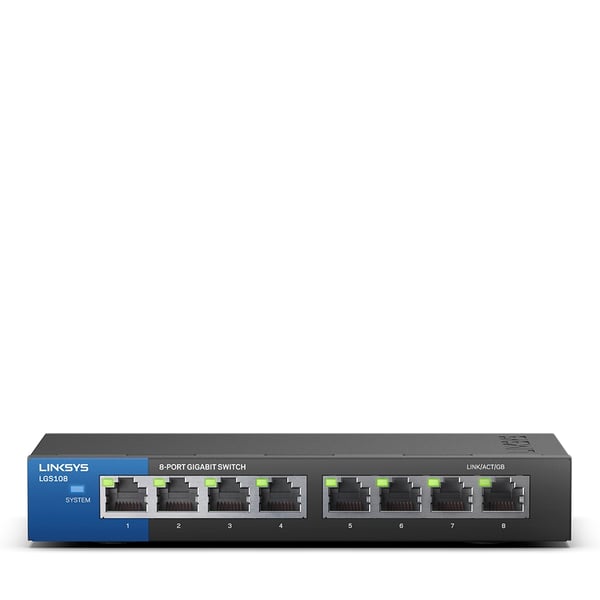 Linksys 8-portars Business Desktop Gigabit-switch (LGS108)