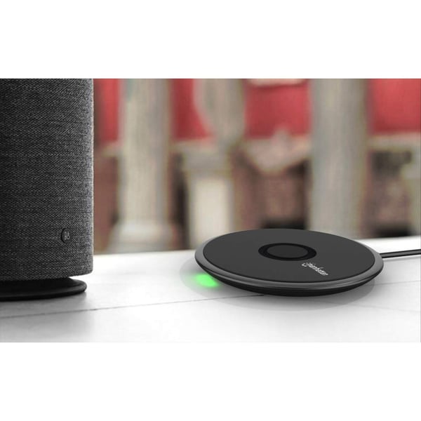 Manhattan 102186 oplader til mobil enhed Universel Sort USB Trådløs opladning Hurtig opladning Indendørs