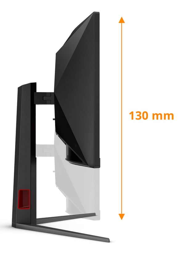 AOC G4 CU34G4 computerskærm 86,4 cm (34") 3440 x 1440 pixel Wide Quad HD LED Sort, Rød
