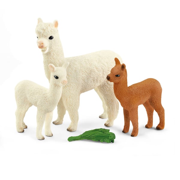 schleich I det vilda Alpaca Set
