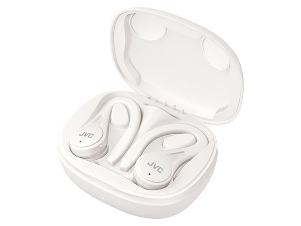 JVC HA-EC25T Headset True Wireless Stereo (TWS) Öronkrok, I öra Samtal/musik Bluetooth Vit