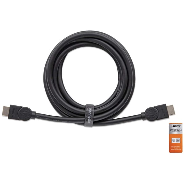 Manhattan 355360 HDMI-kaapeli 5 m HDMI-tyyppi A (vakio) Musta
