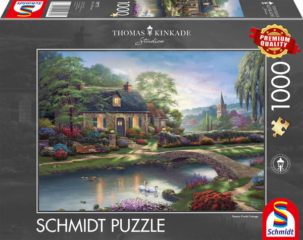 Thomas Kinkade Studios: Stoney Creek Cottage (1000 brikker)