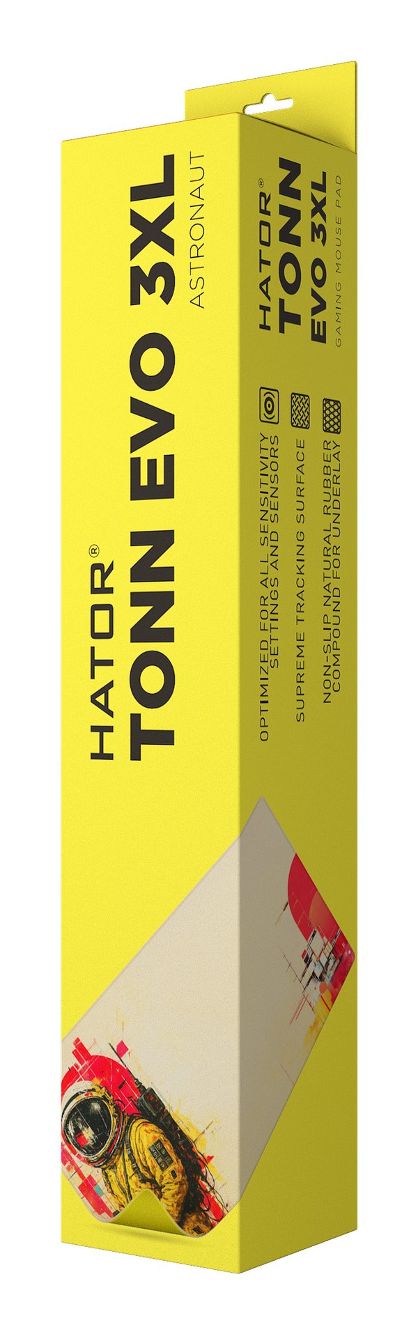 HATOR Tonn EVO 3XL Astronaut Spelmusmatta Multifärg