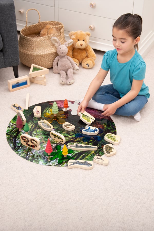 Tickit Wooden Reptile & Amphibian Blocks