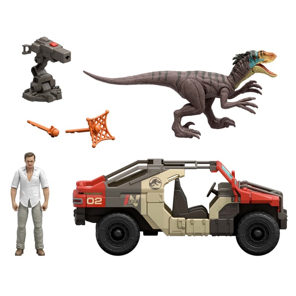 Jurassic World Launch 'N Battle Vehicle Set