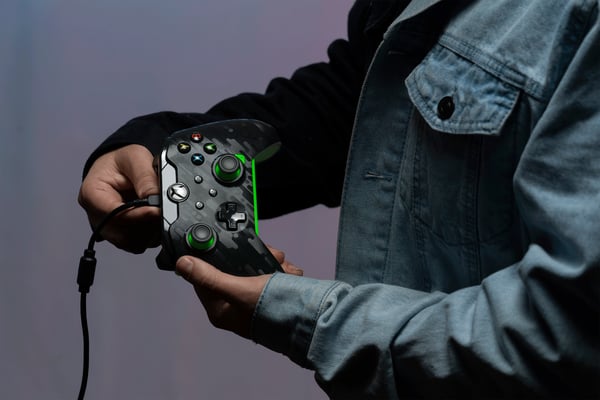 PDP 049-012-CMGG spelkonsoler Kol, Grön USB Spelplatta Analog / Digital PC, Xbox One, Xbox One X, Xbox Series S, Xbox Series X