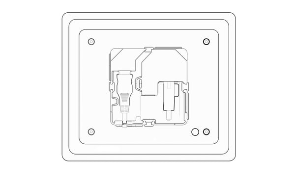 Humly Room Display 20,3 cm (8") 1024 x 768 pixlar LCD 802.11a, 802.11b, 802.11g, Wi-Fi 4 (802.11n) Svart Akrylnitrilbutadienstyren (ABS) Bluetooth