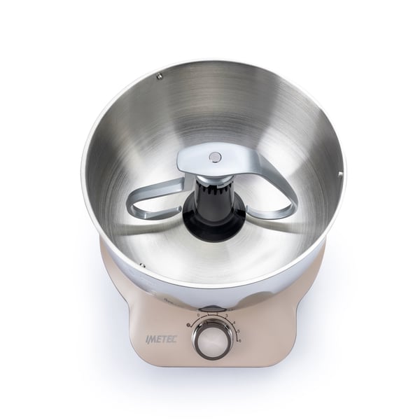 Imetec Cake Lover Seisova tehosekoitin 1500 W Beige, Ruskea, Ruostumaton teräs
