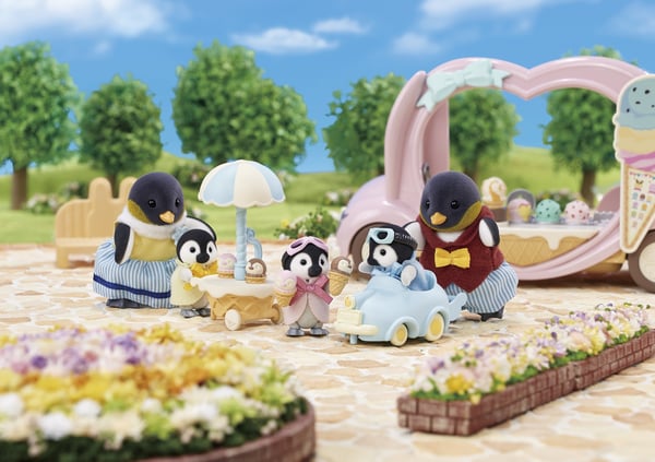 Sylvanian Families Baby pingviner Cykel & Legesæt