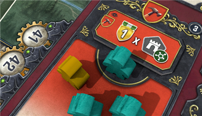 Asmodee Nucleum Court of Progress Lautapelin lisäosa Strategia