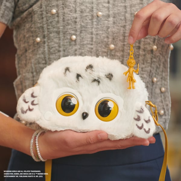 Wizarding World WWO INA Hedwig Purse Pets GML Musta, Valkoinen Poika/tyttö Käsilaukku