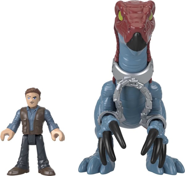 Fisher-Price Imaginext Jurassic World Therizinosaurus och Owen