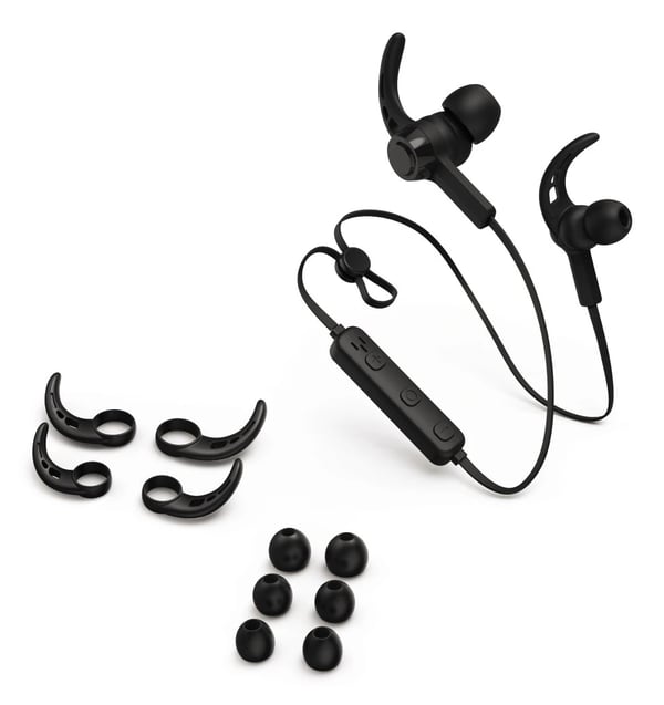 Hama Freedom Run III Headset Trådlös Öronkrok, I öra Idrott Bluetooth Svart