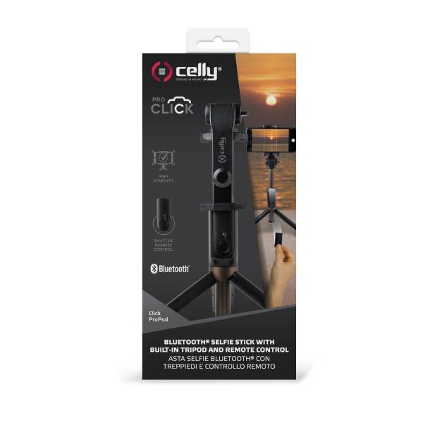 Celly Click Propod selfiepinne Smartphone Svart