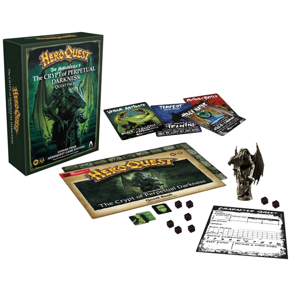 Hasbro Gaming Avalon Hill HeroQuest Joe Manganiello’s The Crypt of Perpetual Darkness