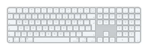 Apple Magic tangentbord Universal USB + Bluetooth QWERTY Portugisisk Vit Apple Magic tangentbord Universal USB + Bluetooth QWERTY Portugisisk Vit