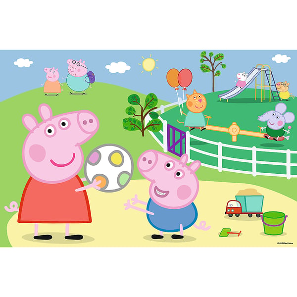Peppa Pig Fun With Friends Puslespil 60 stk Tegnefilm