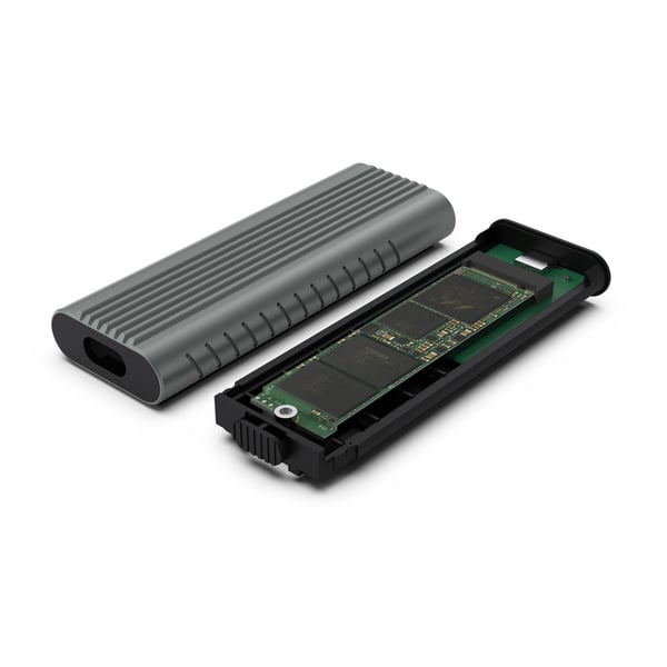 Ewent EW7025 Hölje för lagringsenheter SSD-inkapsling Grå M.2