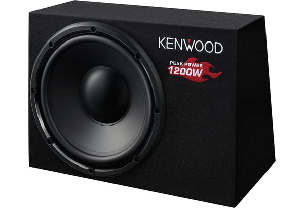 Kenwood KSC-W1200B subwoofer til bil Forbelastet subwoofer 300 W