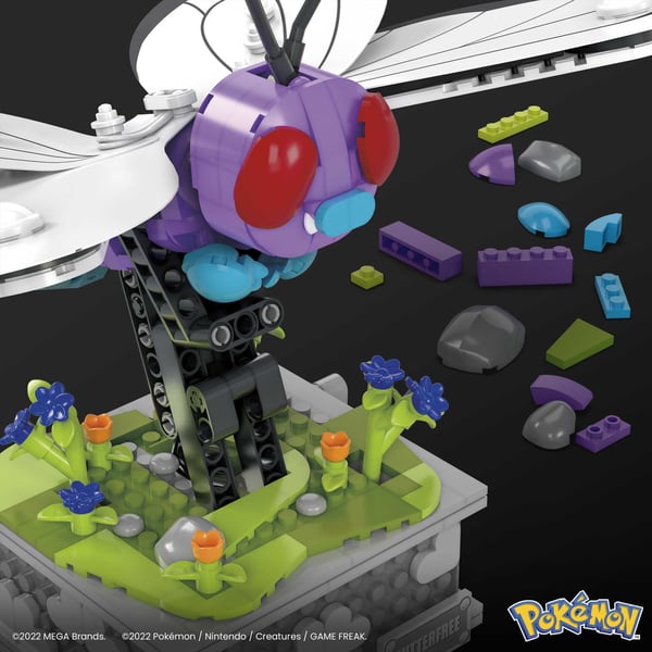 MEGA Pokémon Butterfree med rörelse