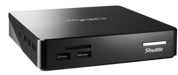 Shuttle XPC nano NS02EV2 Rockchip RK3368 2 GB DDR3L-SDRAM 16 GB eMMC Android 8.1 Nettop Mini-PC Svart