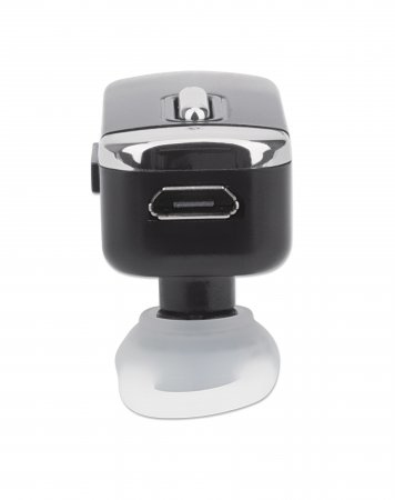 Manhattan 179553 hörlur och headset Trådlös I öra Samtal/musik Micro-USB Bluetooth Svart