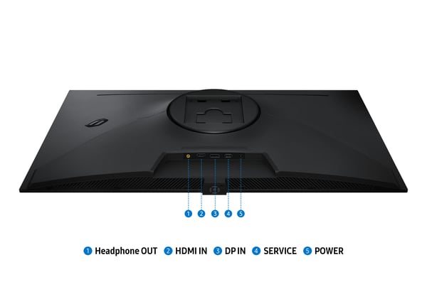 Samsung G73SH platta pc-skärmar 81,3 cm (32") 3840 x 2160 pixlar 4K Ultra HD OLED Svart