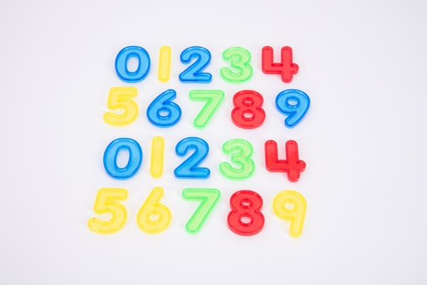 Tickit Translucent Numbers