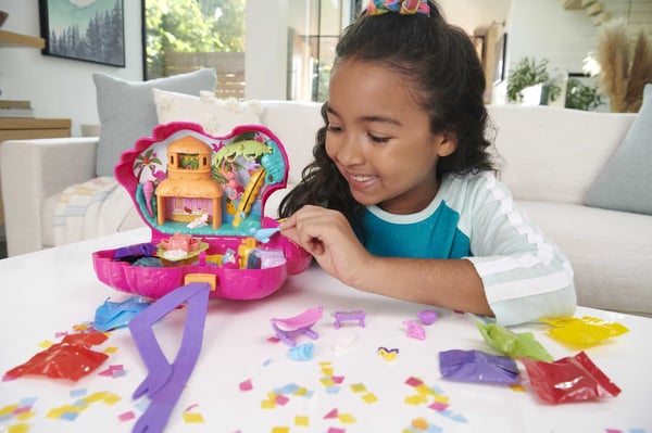 Polly Pocket FLAMINGO PARTY Playset